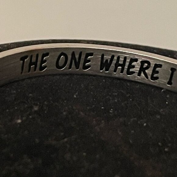 8” Sterling silver engraved and engravable cuff bracelet - Picture 6 of 14